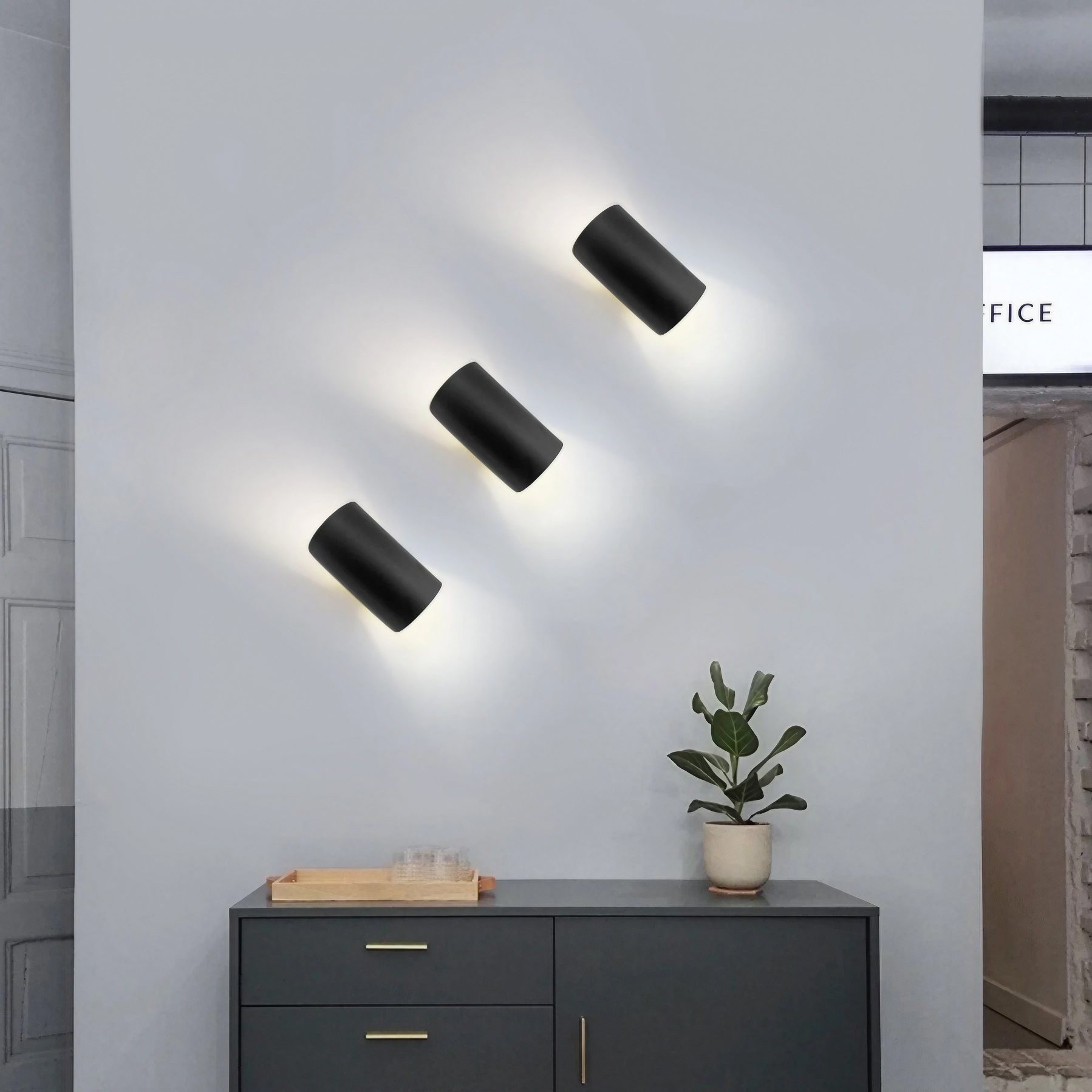 Moderne Creatieve Draaibare Boogvormige Wandlamp HL322