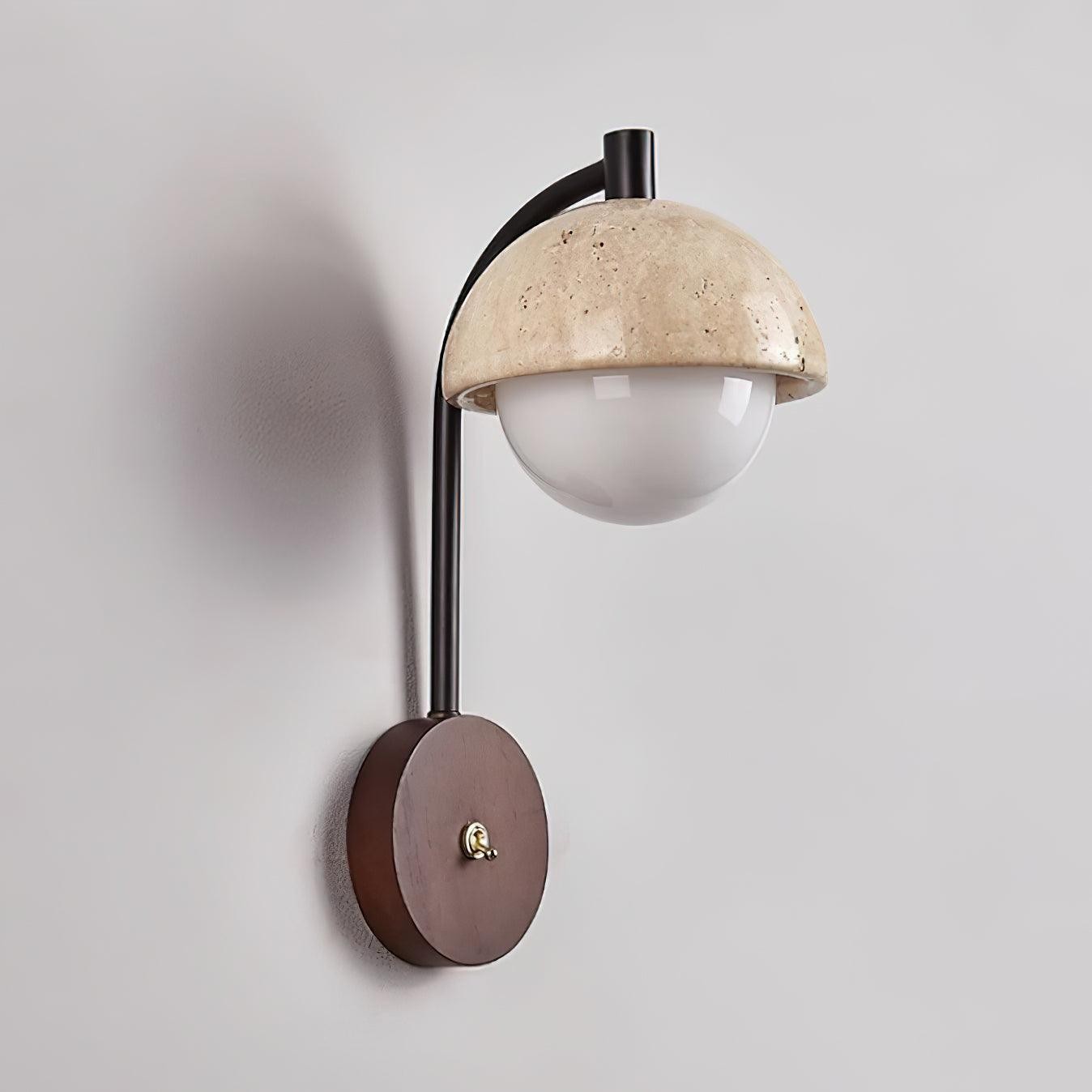 Retro schijfbal nachtkastje wandlamp HL829