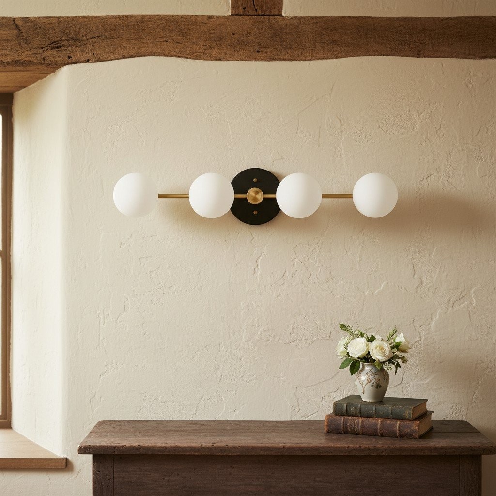 Glorica Glazen Lange Badkamerlamp - Modern Minimalistisch Wandlampontwerp HL1685