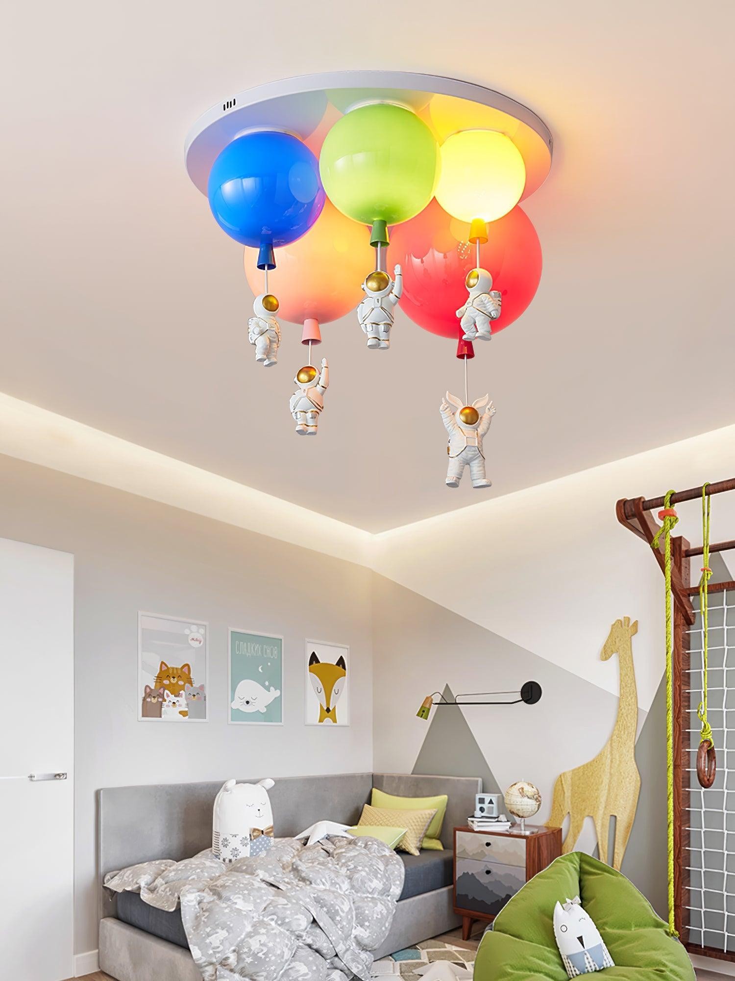 Astronaut Glanzende Ballon Plafondlamp HL361
