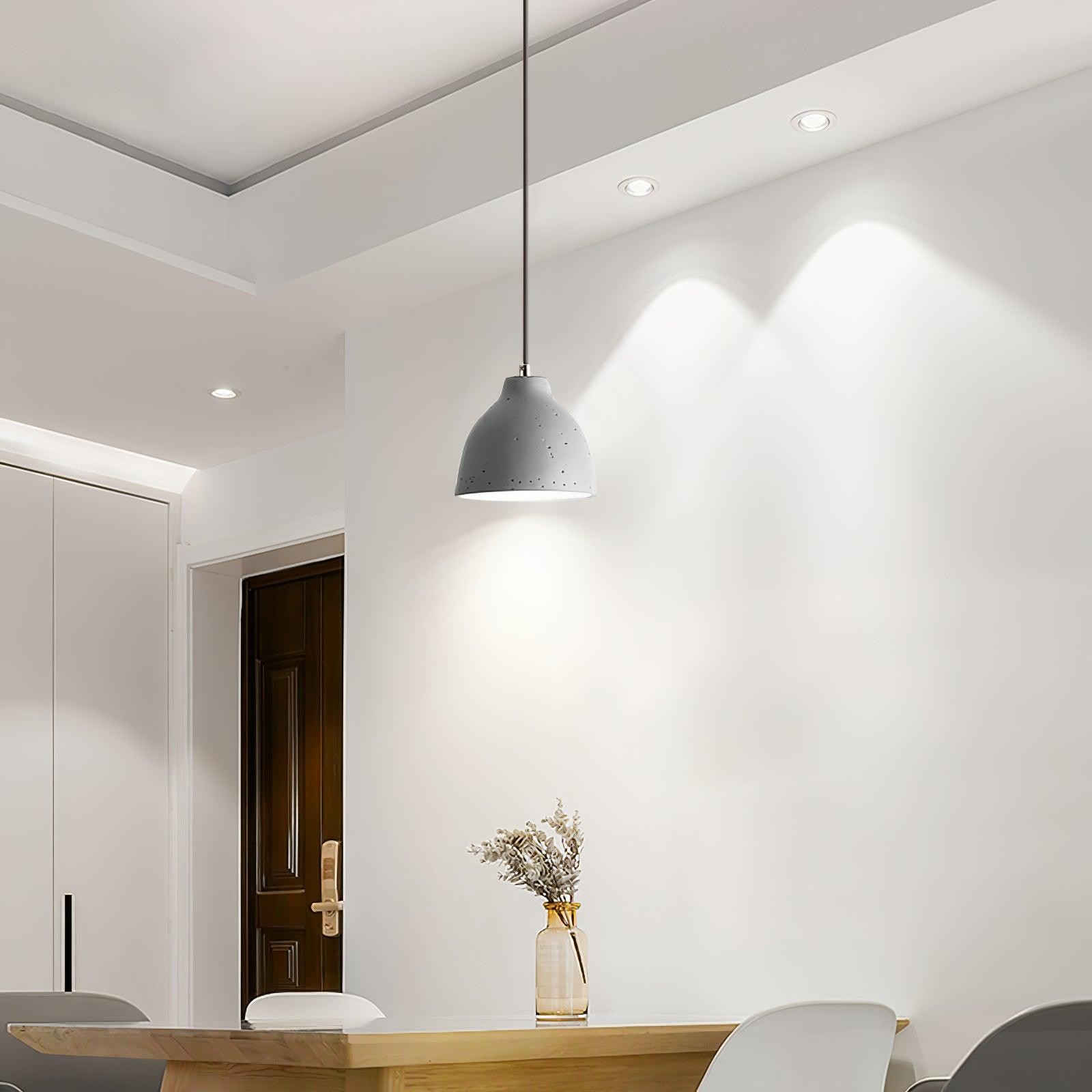 Moderne minimalistische industriële harskom LED hanglamp HL788