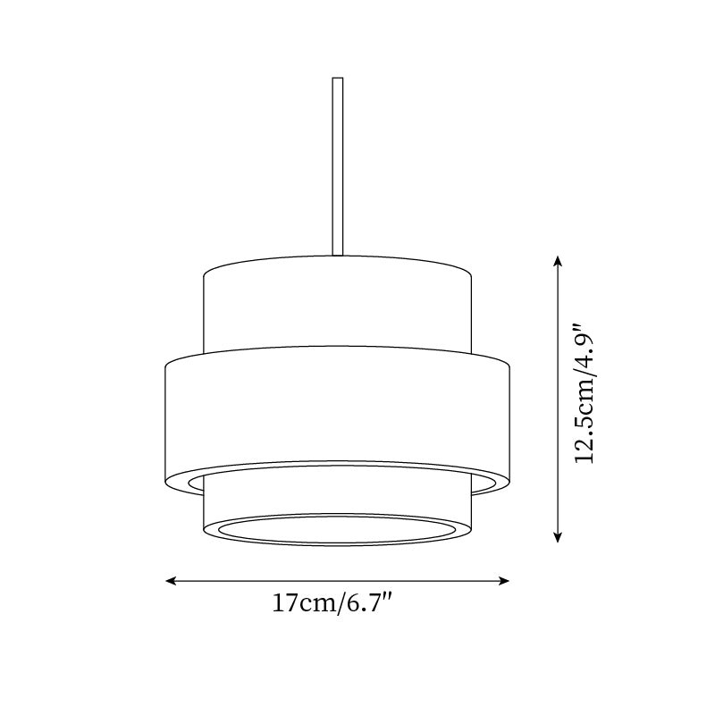 Cole Travertin Plug In Hanglamp HL2609