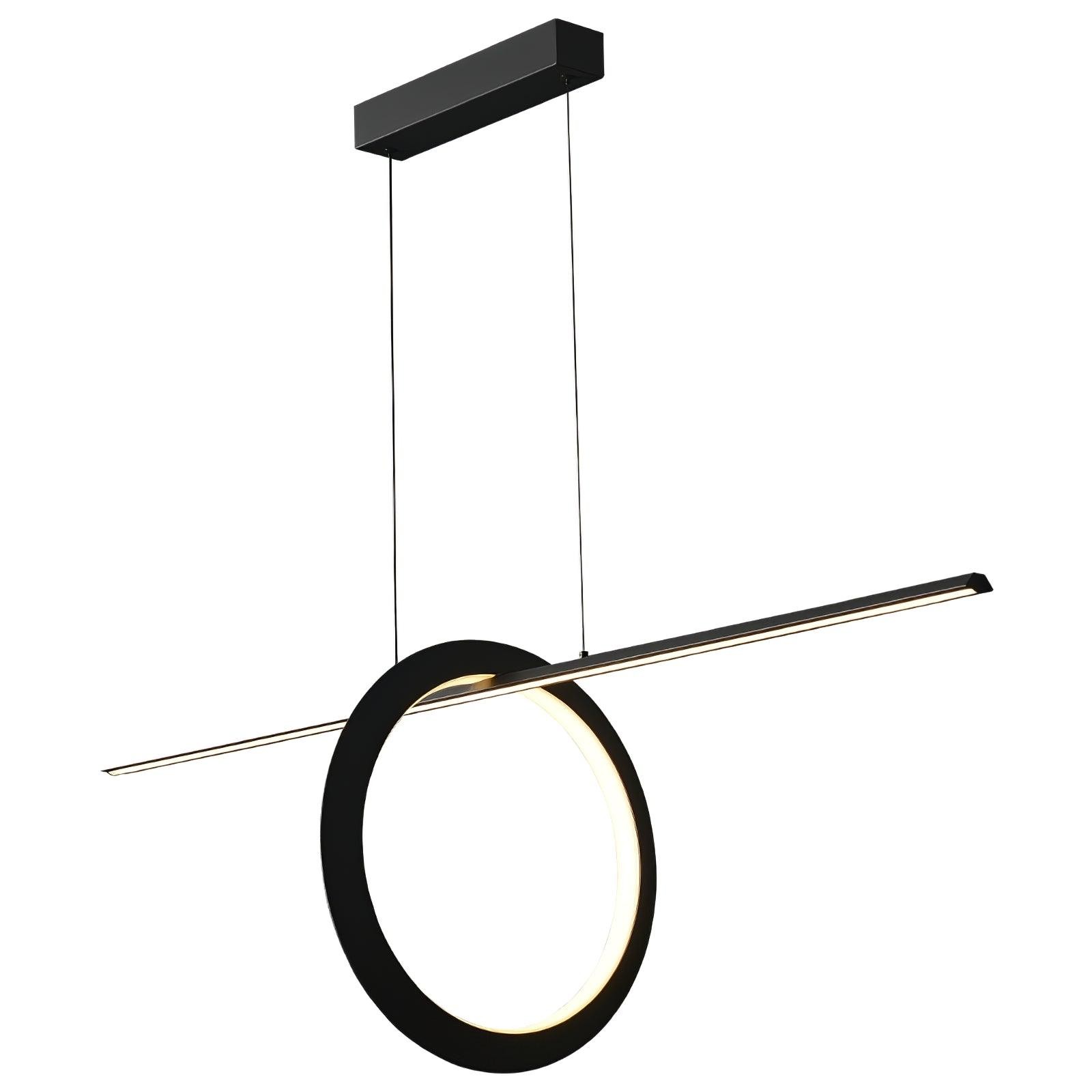 Minimalistische high-end geometrische lijn hanglamp HL557