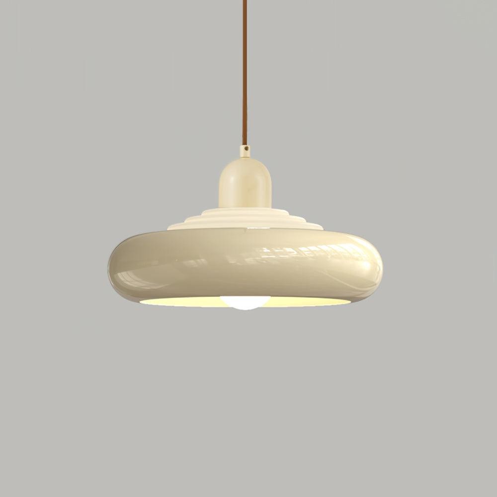 Meerlaagse ronde toren crèmekleurige hanglamp HL401