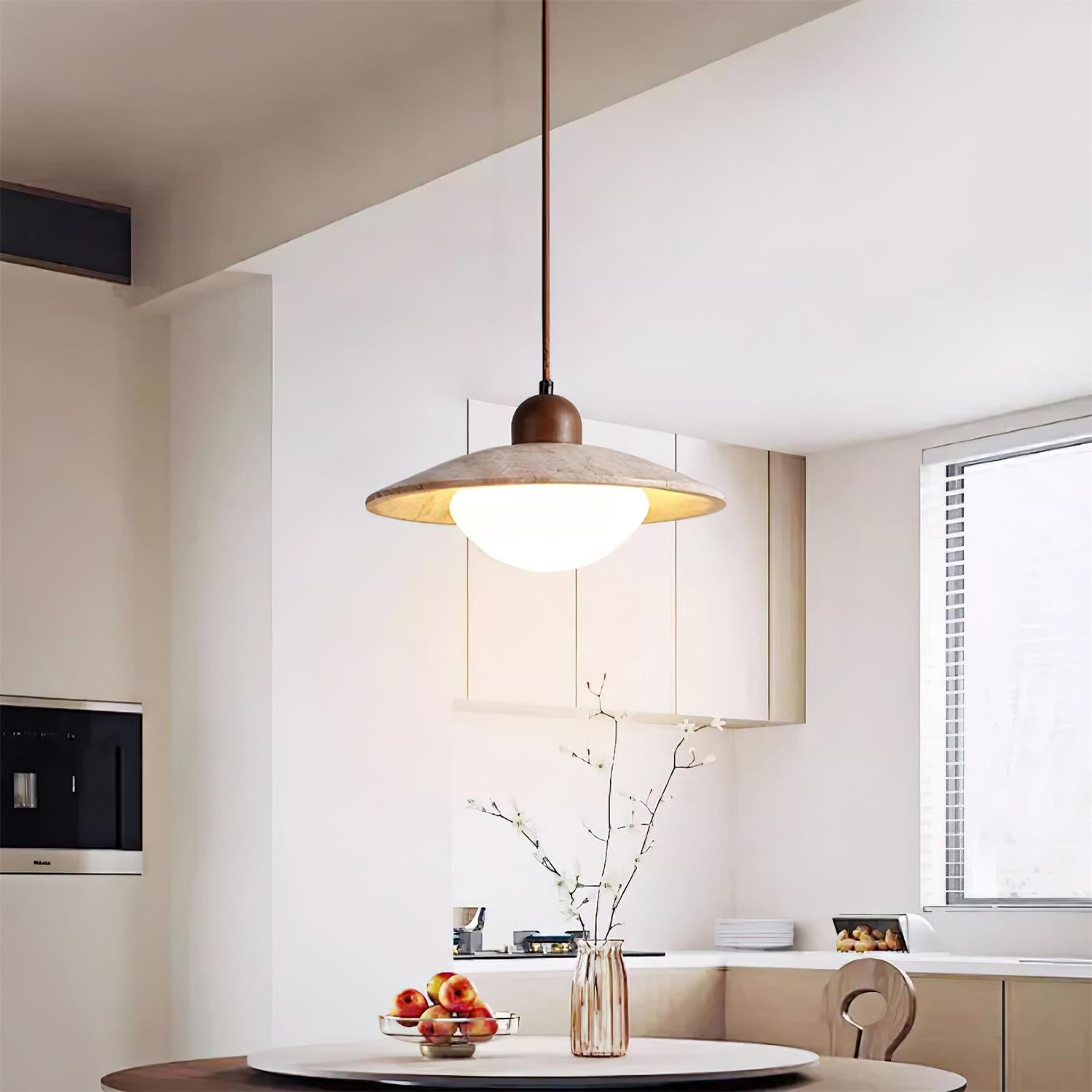 Houten Retro Wabi-Sabi Stijl Hanglamp HL396
