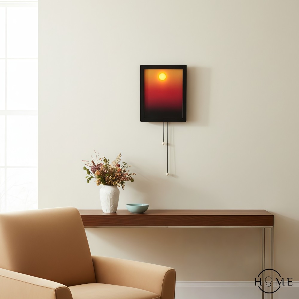 Zonsondergang fotolijst wandlamp - moderne decoratieve lamp HL1832