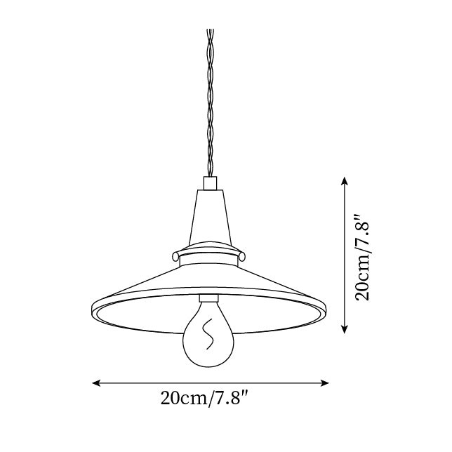 Nordic messing glazen hanglamp HL374