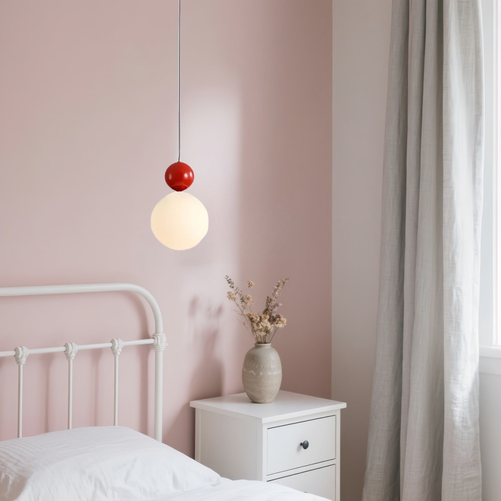 Kleurrijke glazen bolvormige hanglamp - Nordic Globe Lamp voor bar HL1331