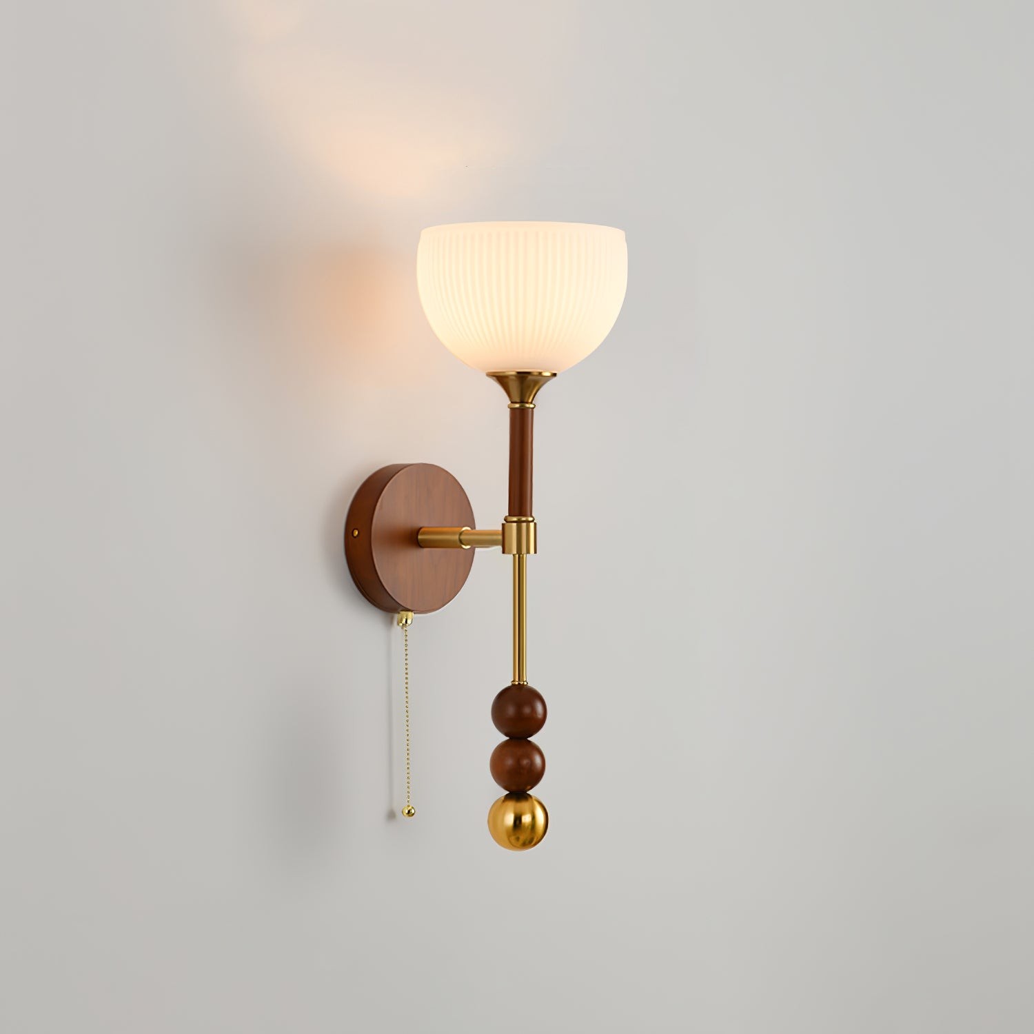 Retro Massief Houten Serie Wandlamp HL769