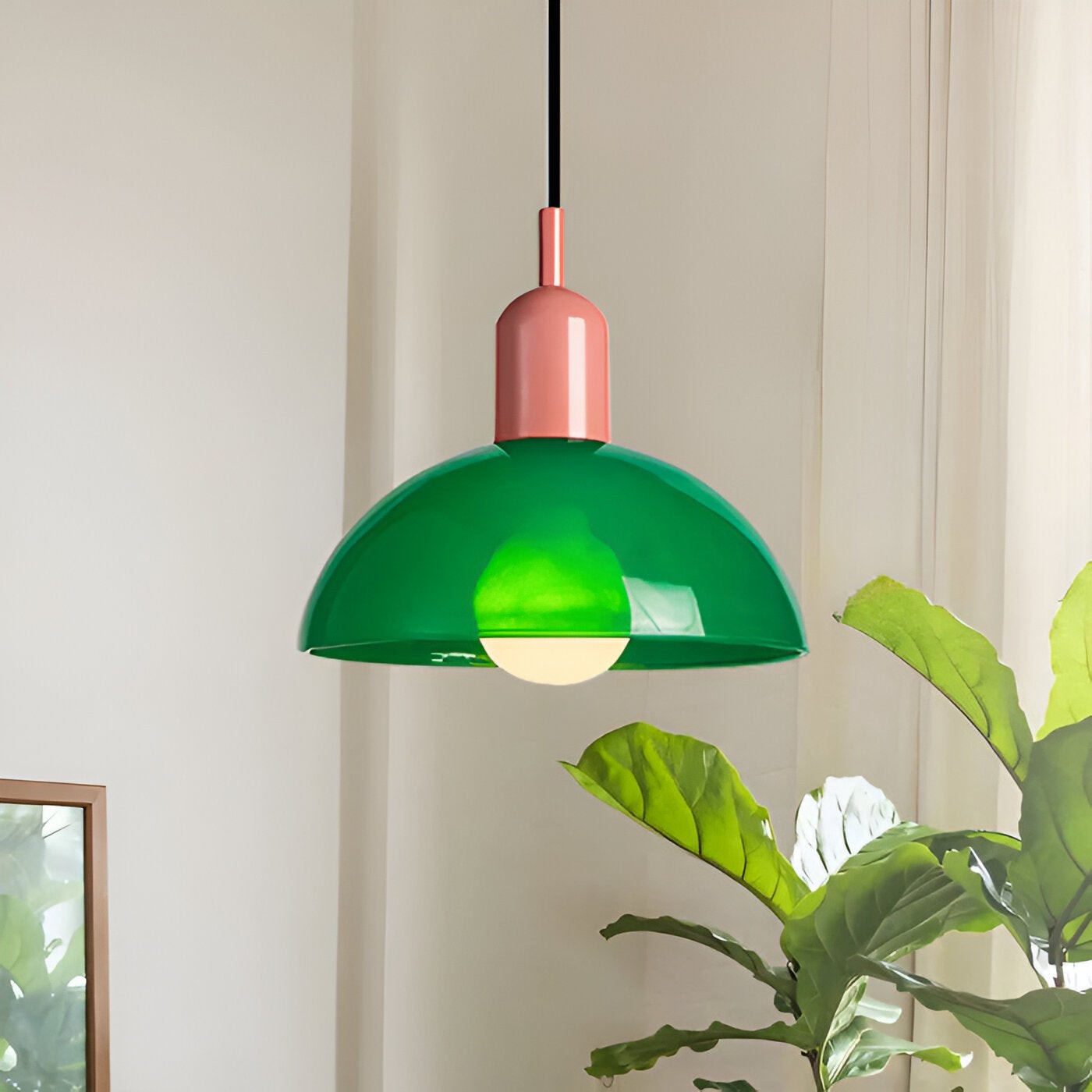 Aurora Nordic kleurrijke komvormige hanglamp HL3369