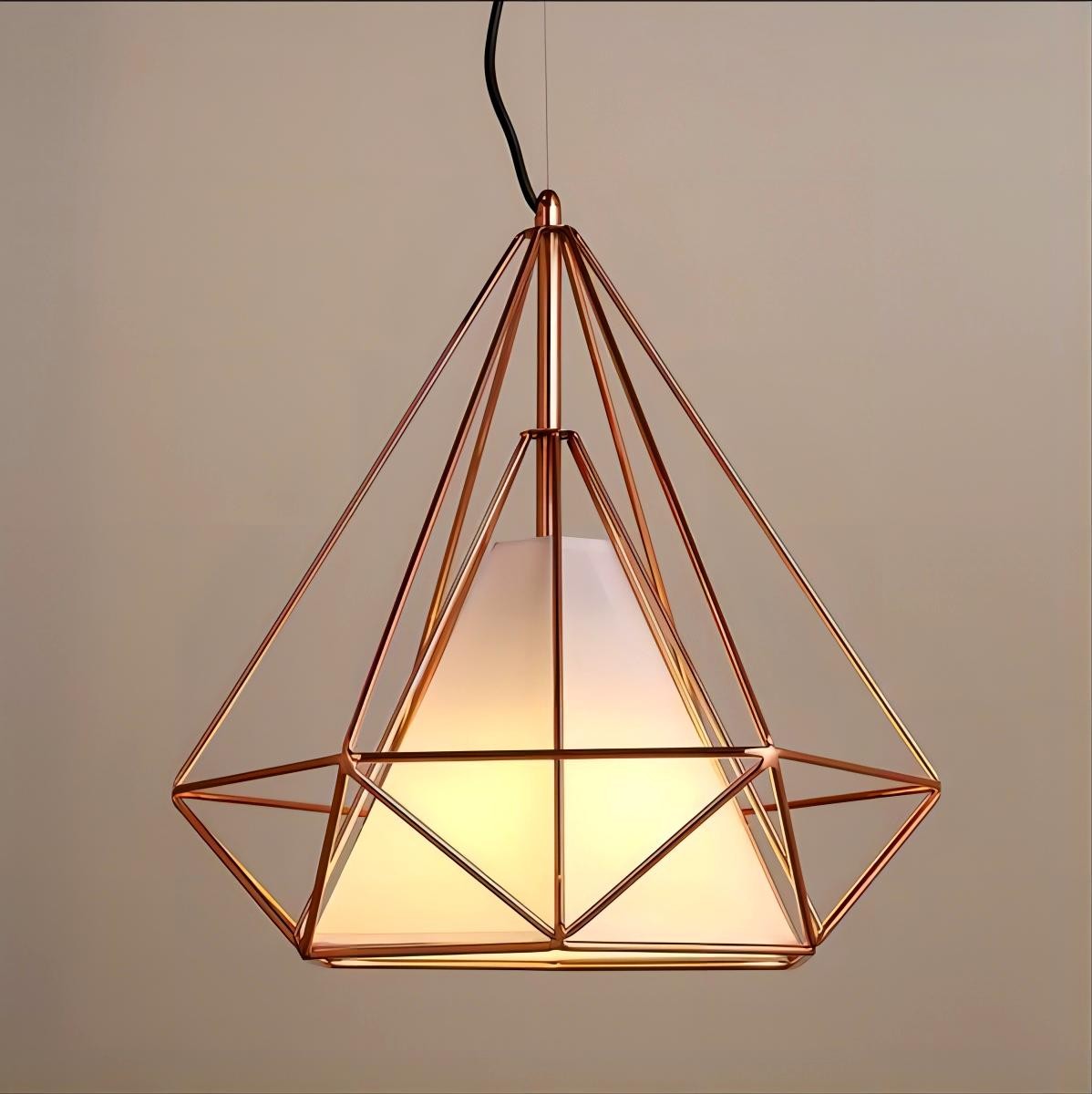 Diamond cage hanglamp