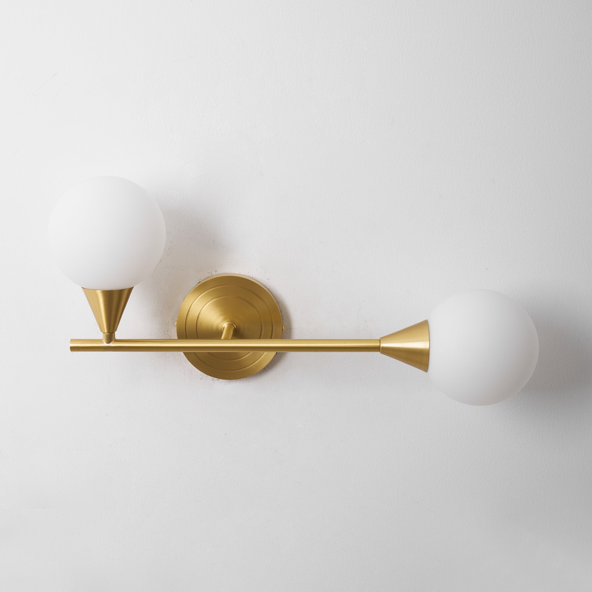 Holten messing wandlamp met arm HL2962