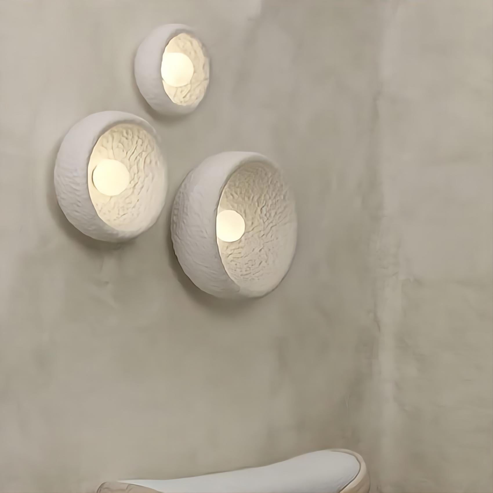 Moderne Wabi-Sabi Wandlamp