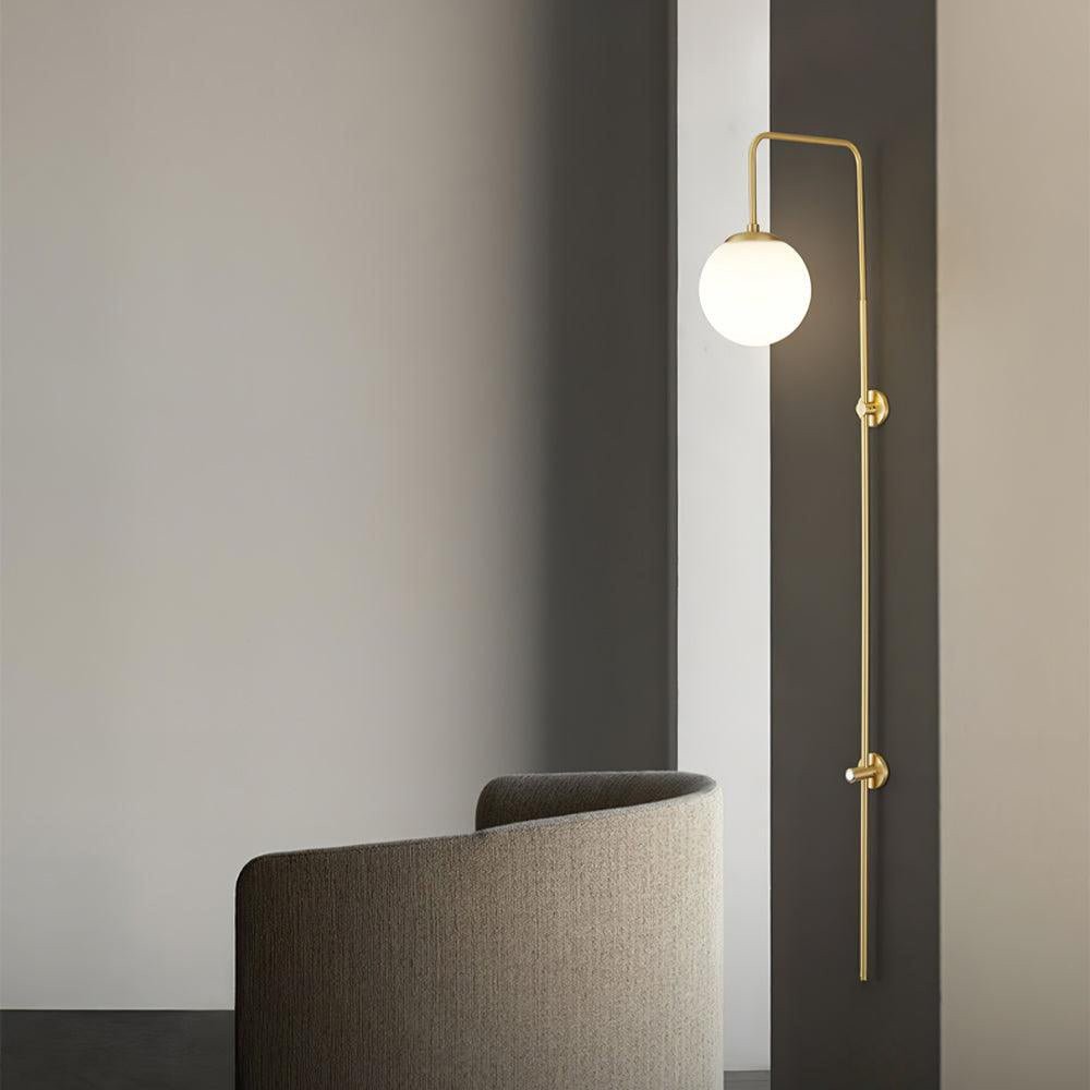 Globe Messing Wandlamp HL534