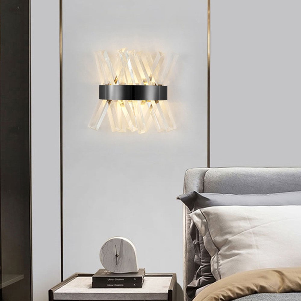 Moderne luxe kristallen wandlamp voor naast het bed HL962
