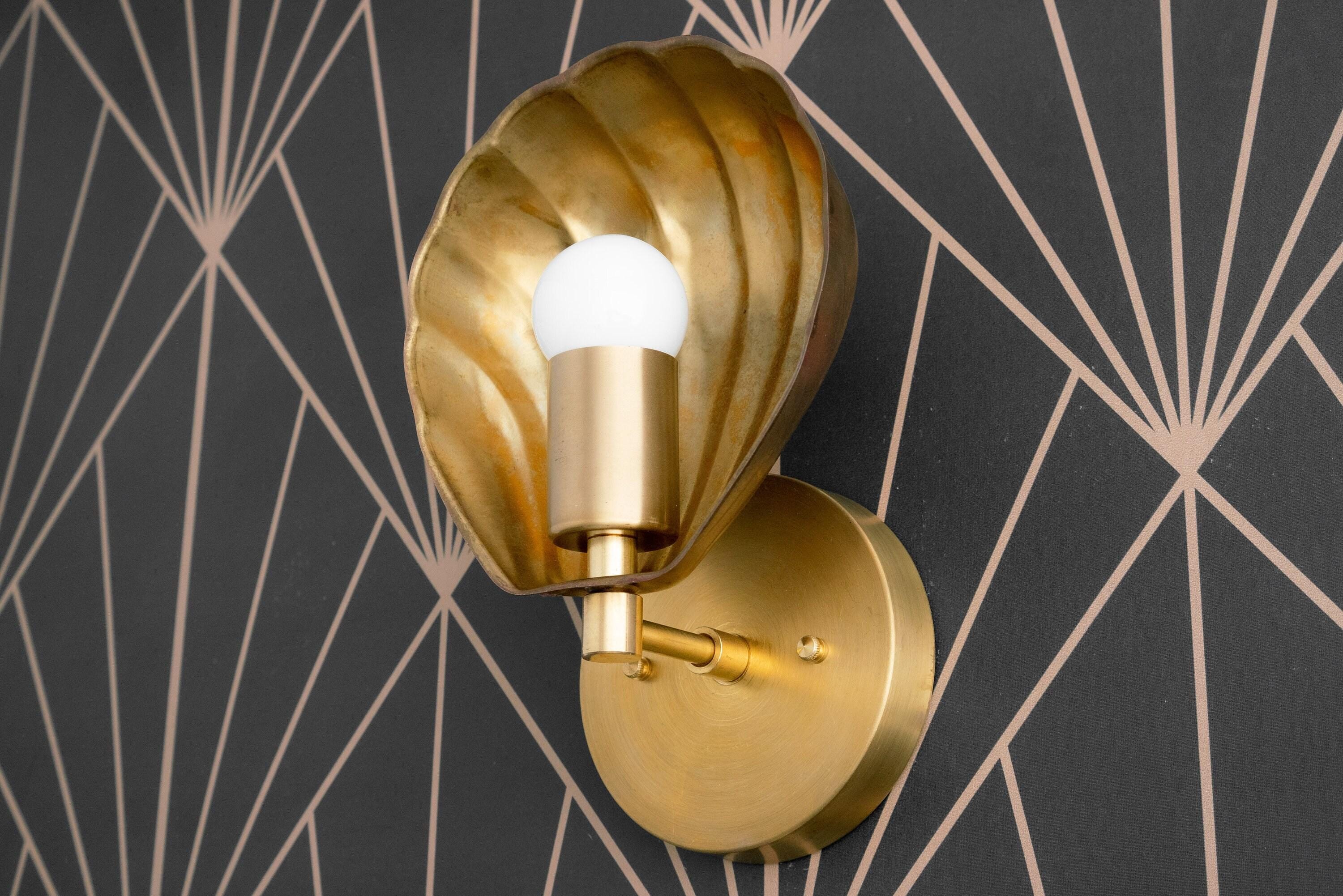 Ornato Luxe Deco Wandlamp van Messing - Verschillende afwerkingen beschikbaar HL1718