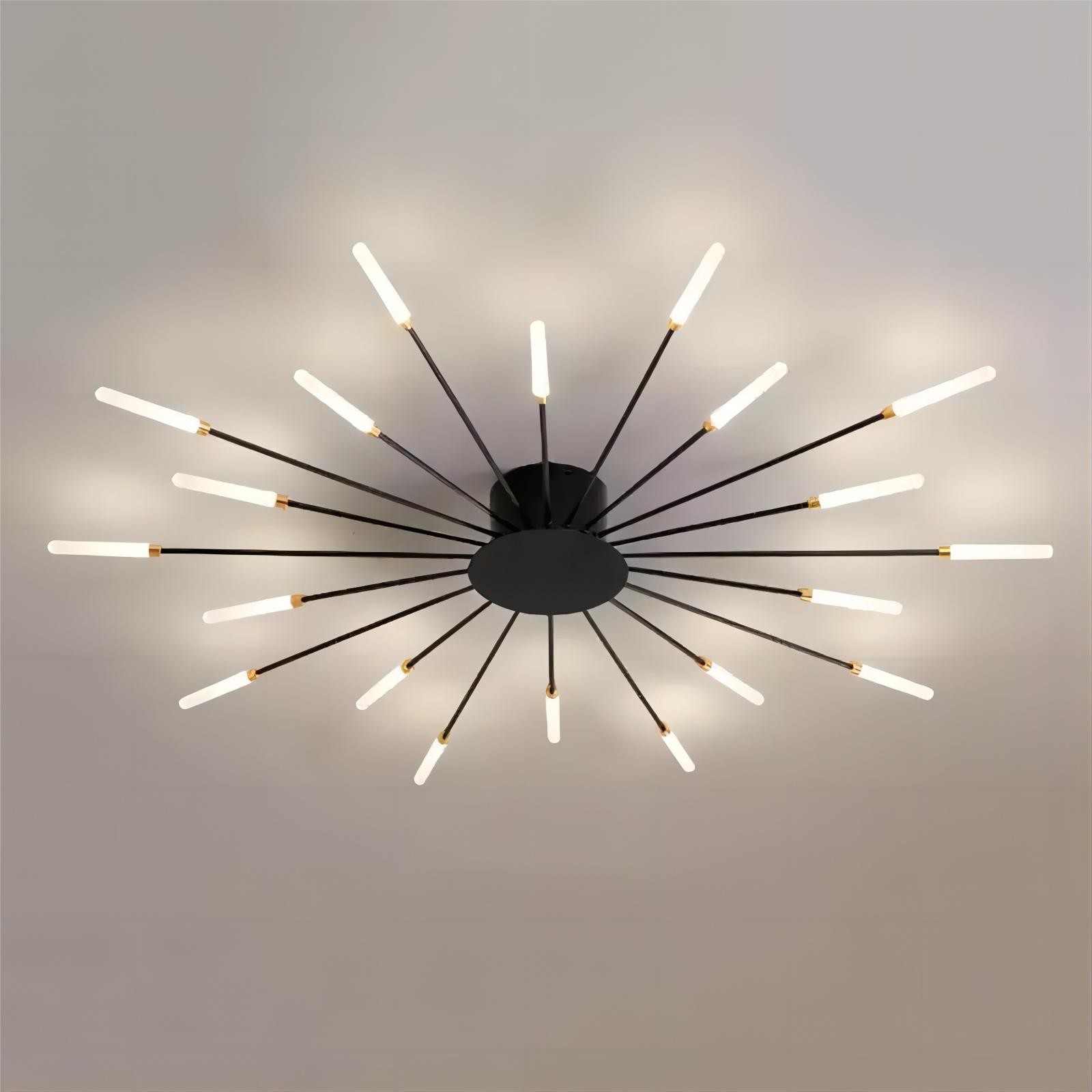 Moderne Spoetnik vuurwerk LED vertakkingsplafondlamp HL108