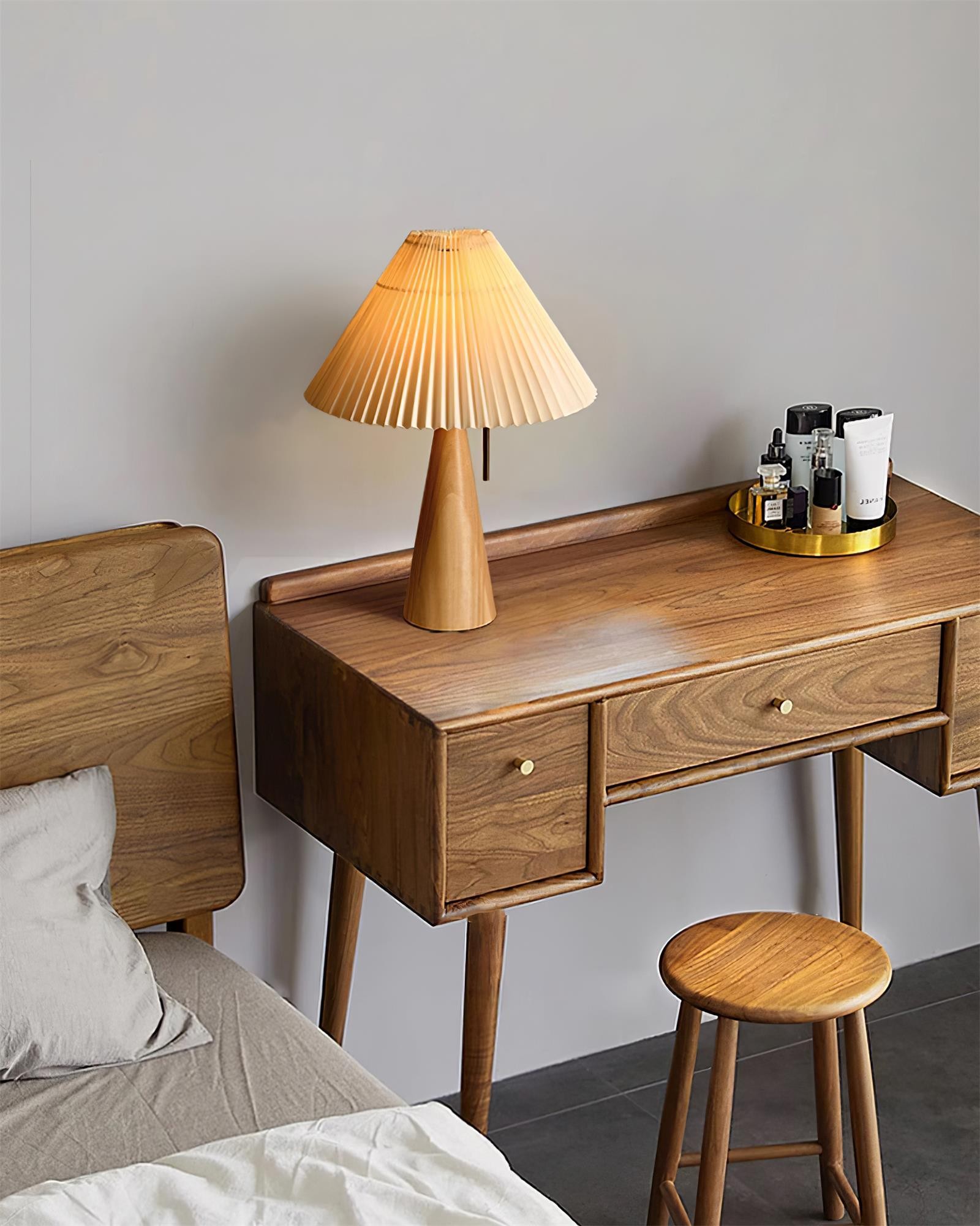 Mode Vintage Houten Tafellamp HL548