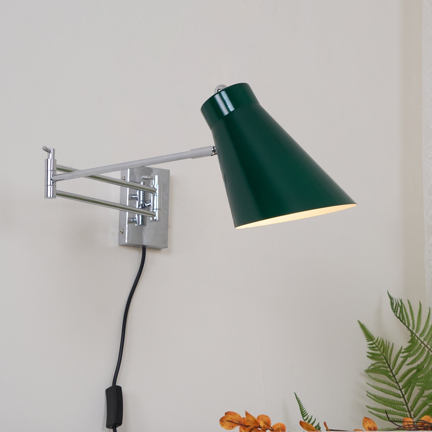 Moderne eenvoudige metalen schommellamp met stekker HL1074