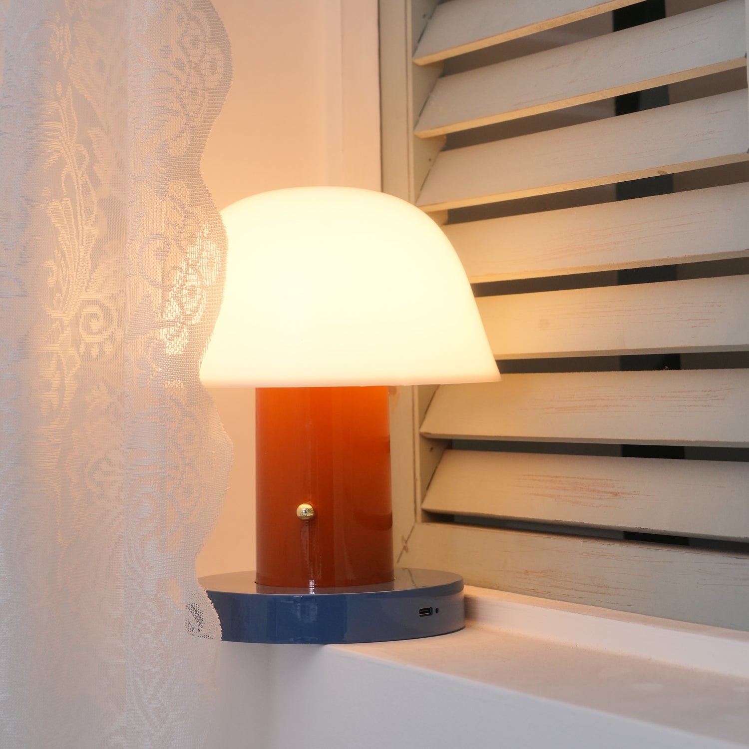 Minimalistische Paddenstoel Snoerloze Tafellamp HL679