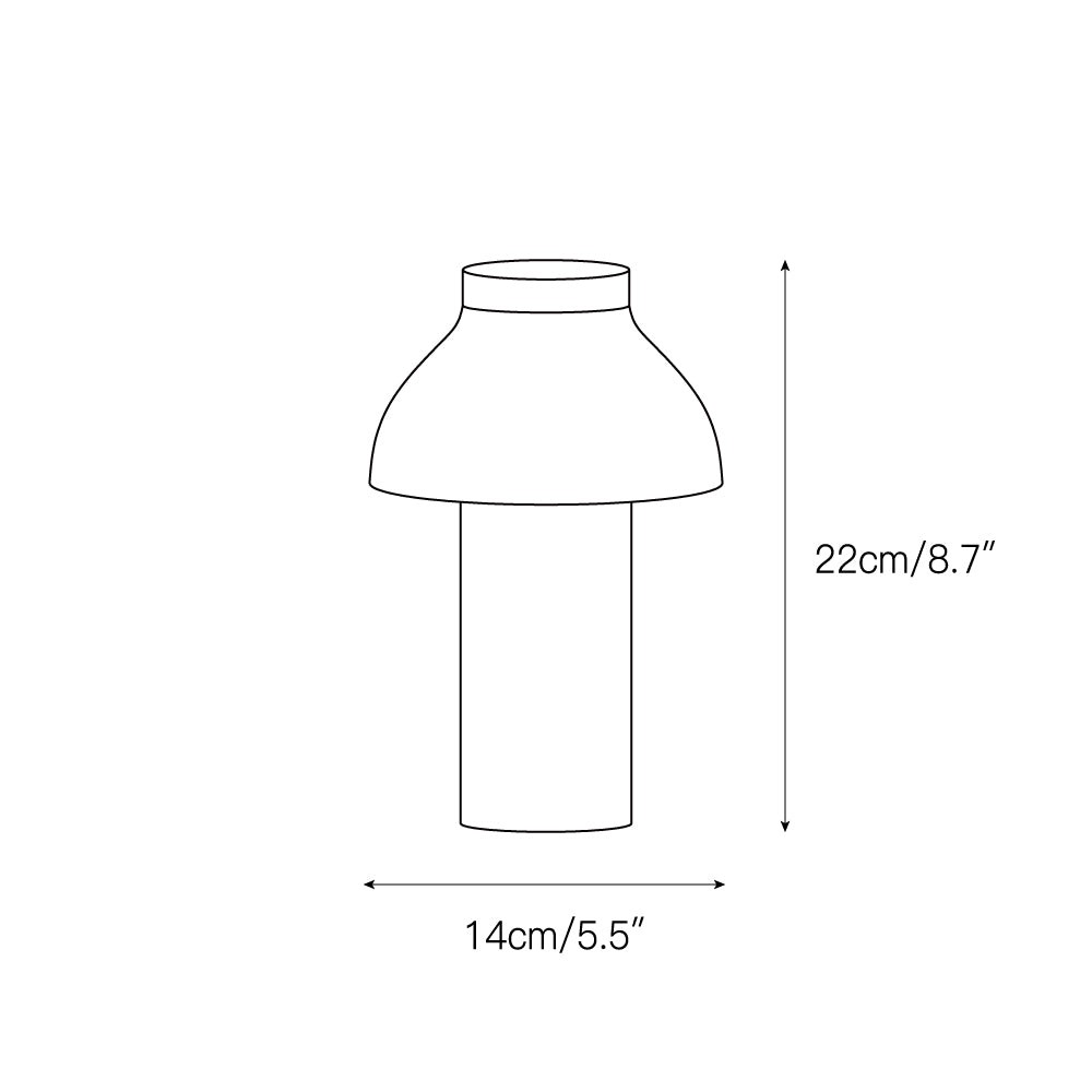 Draagbare pc-tafellamp (met ingebouwde batterij) HL3199