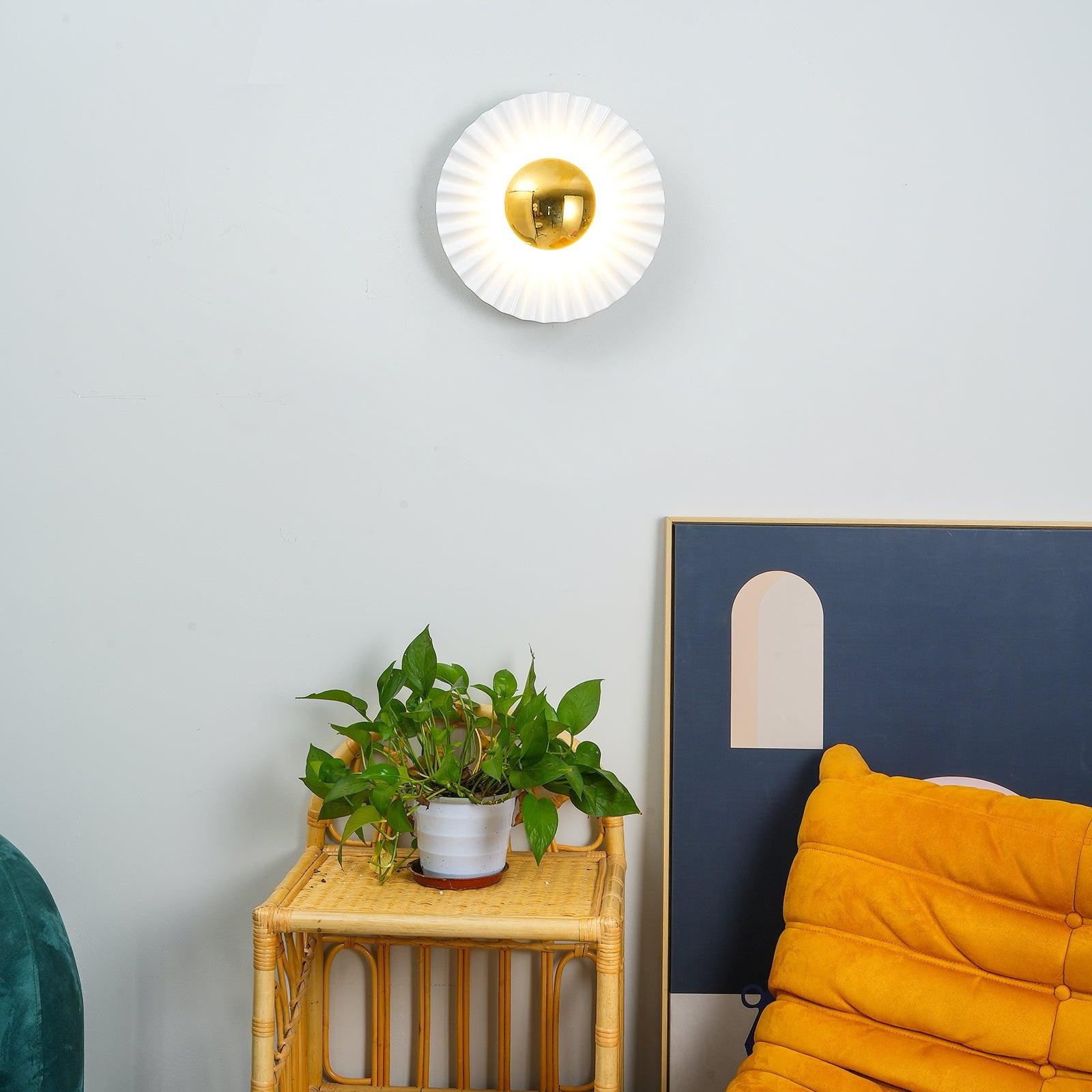 Moderne creatieve wandlamp met schelpmotief HL887