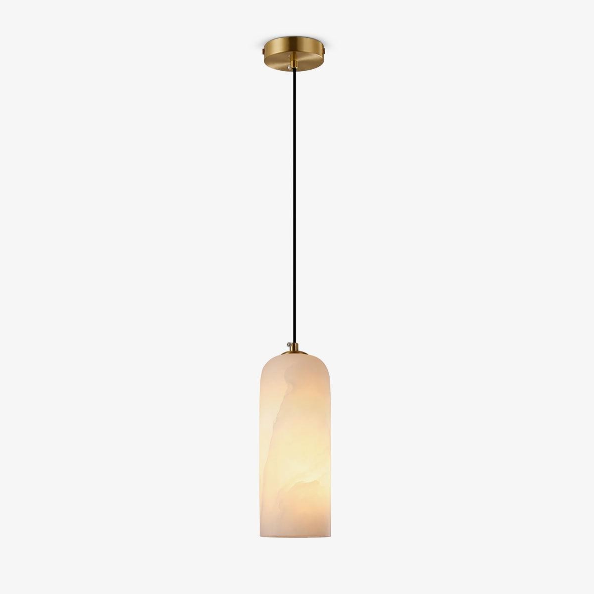 Luxe Albasten Cilinderstenen Hanglamp HL1059