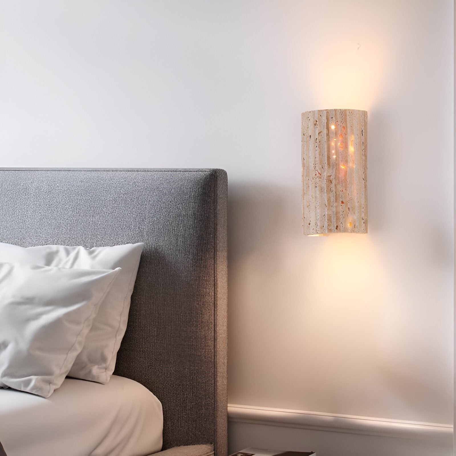 Solaro Travertine Tuin Buiten Wandlamp HL1282