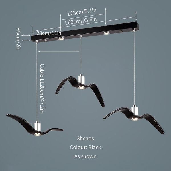 Night Birds Led Hanglamp Dimbaar