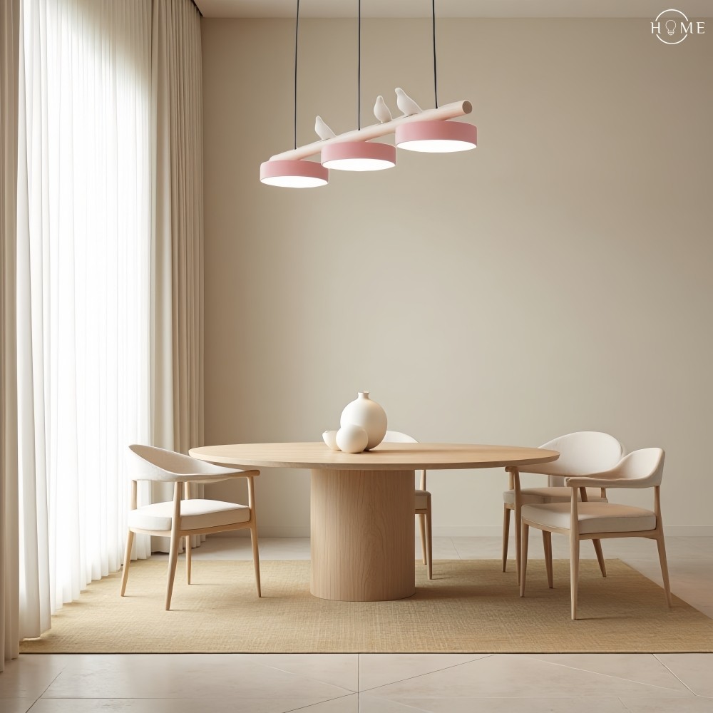 Creatieve hanglamp in de vorm van een takvogel HL943