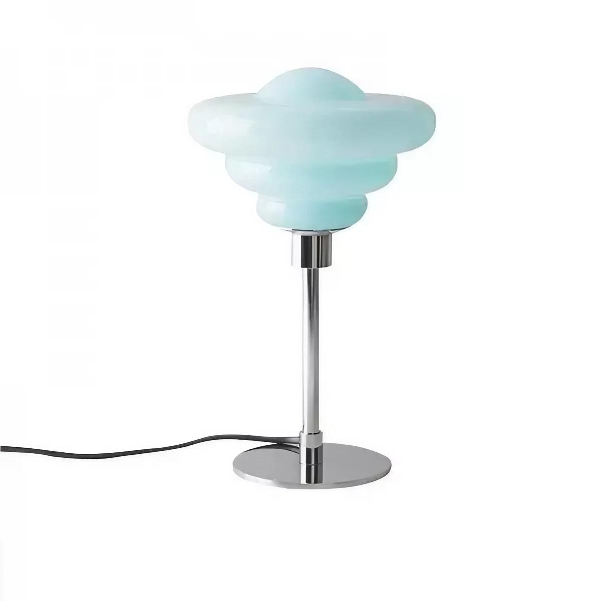 Eiertaart Ripple Glazen Bauhaus Tafellamp HL189