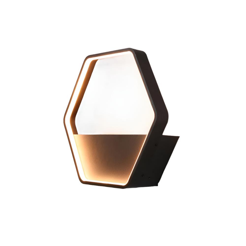 Minimalistische zeshoekige ring met plank IP65 waterdichte buitenlamp HL1218