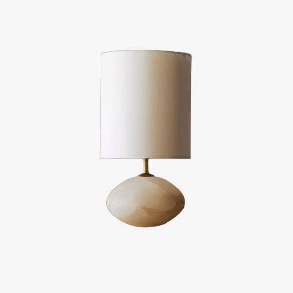 Albi tafellamp met slanke cilindervormige voet - Warme gloed voor moderne interieurs en kleine ruimtes HL1903