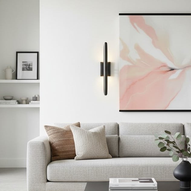Modo Wandlamp Minimalistisch Metalen Frame - Eigentijds Design voor Slaapkamer, Hal en Kantoor HL1905