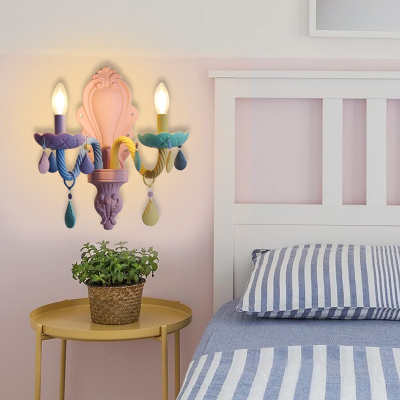 Kinderkamer Macaron Wandlamp