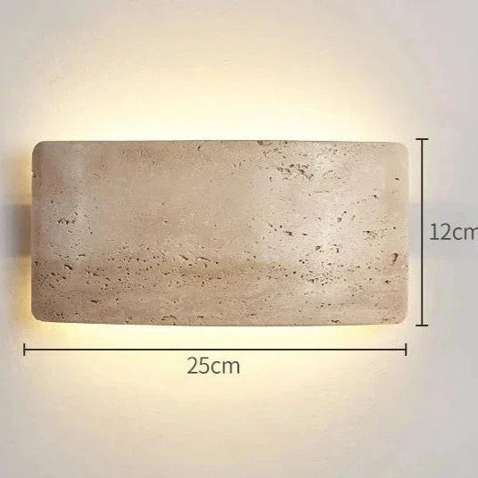 Moderne waterdichte buitenwandlamp van travertijn met IP65-classificatie HL3435