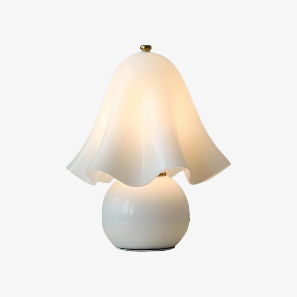 Bellina Decoratieve Tafellamp - Sculpturale Klokvormige Bloemvorm HL1644