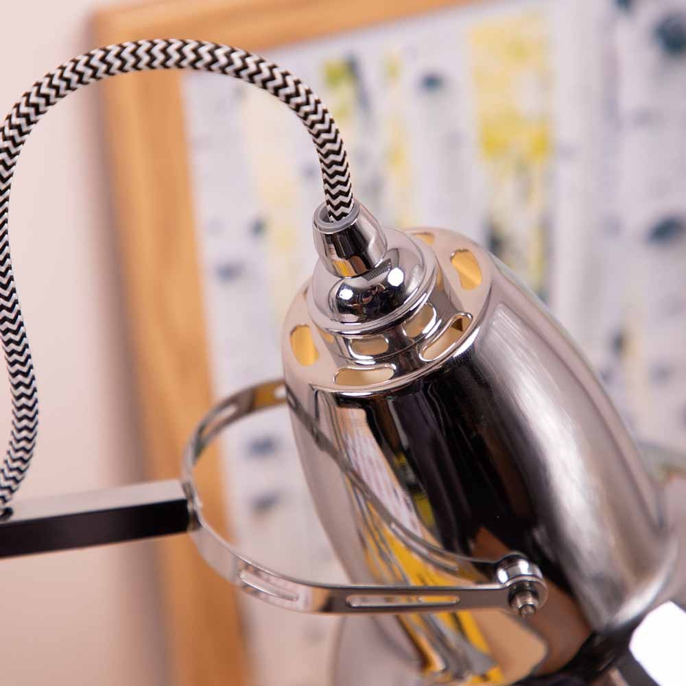 Modryx tafellamp met veerarm van metaal - Vintage verstelbare bureaulamp voor studiekamer HL1820