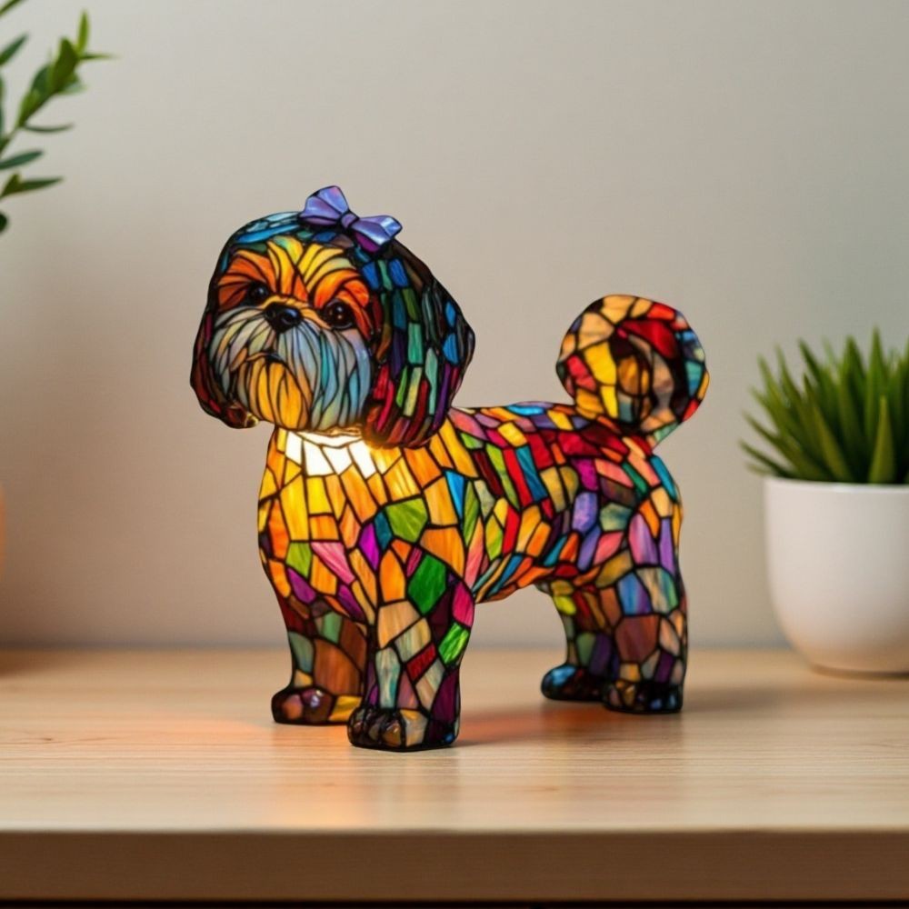 Magisch dierenbeeld Hars Tafellamp HL590