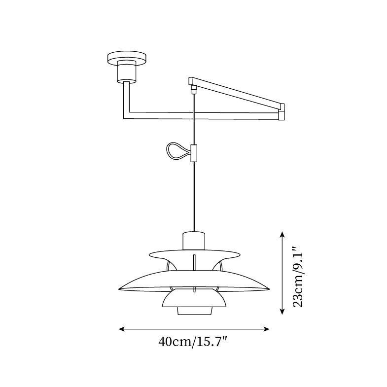 Hanglamp met Meerdere Niveaus en Dennenappeldesign HL1073