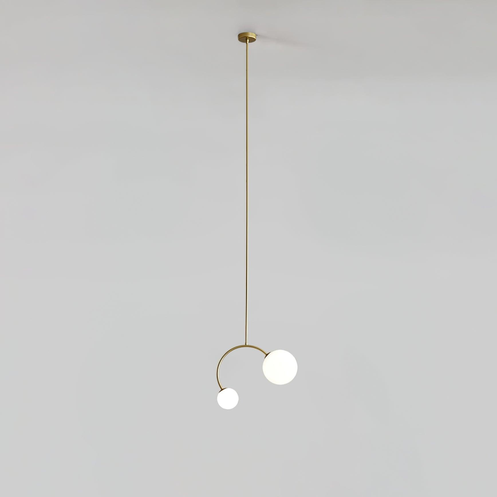 Creatieve dubbele glazen hanglamp HL365