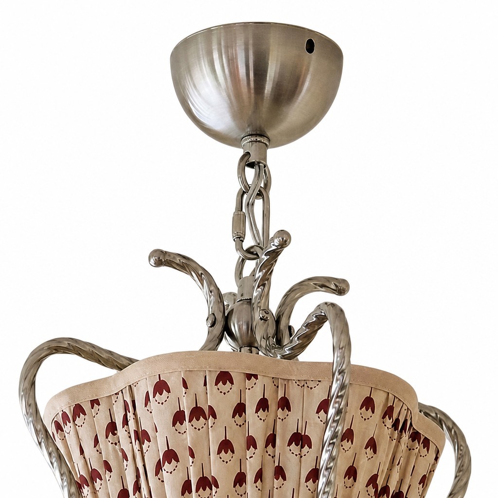 Solmire Romantische Plafondlamp met Bloemenmotief - Plafondlamp in landelijke stijl voor de eetkamer of het keukeneiland HL3555