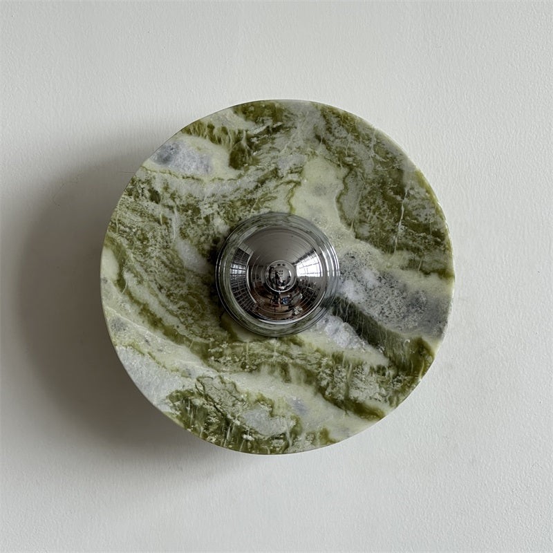 Groene Calacatta marmeren wandlamp HL3185