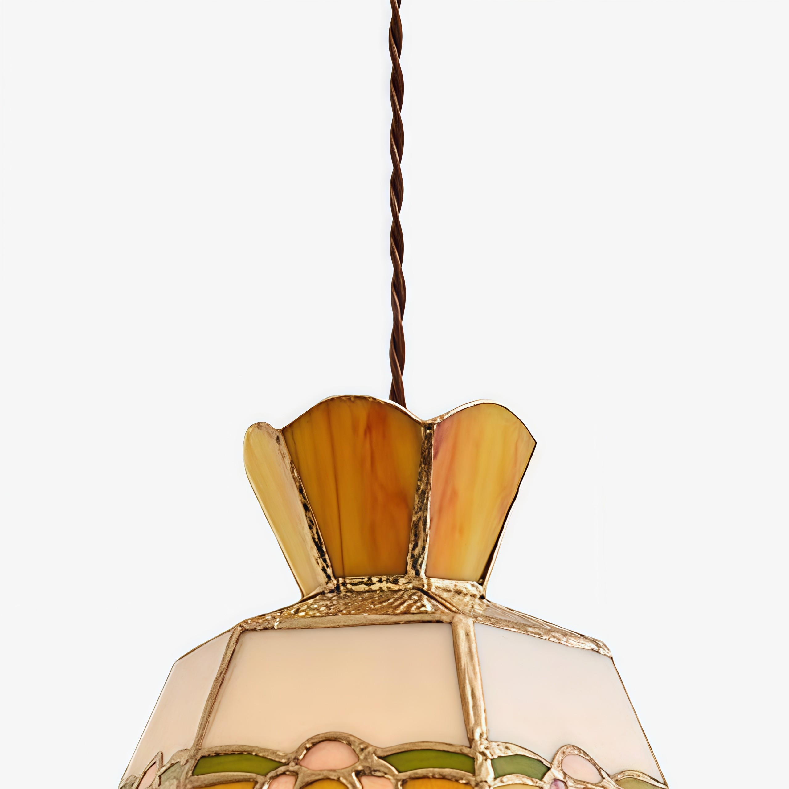 Vintage decoratieve glazen hanglamp – Vintage hanglamp voor eetkamer en woonkamer HL2344