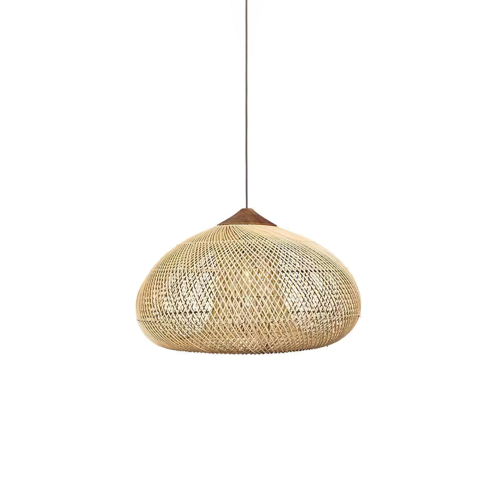 Harp gevlochten rotan hanglamp HL1402