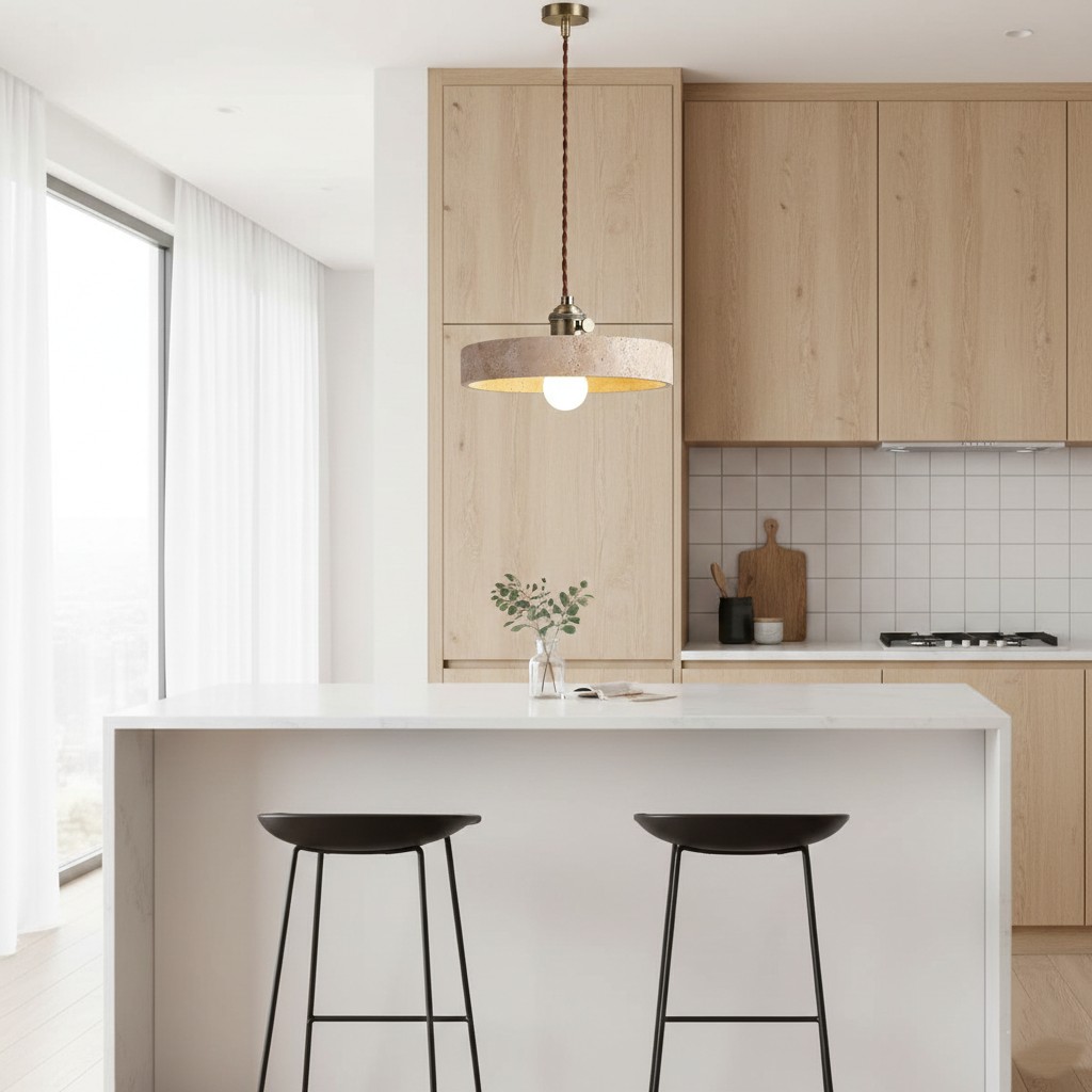 Alagusmo Minimalistische Travertin Hanglamp HL3445