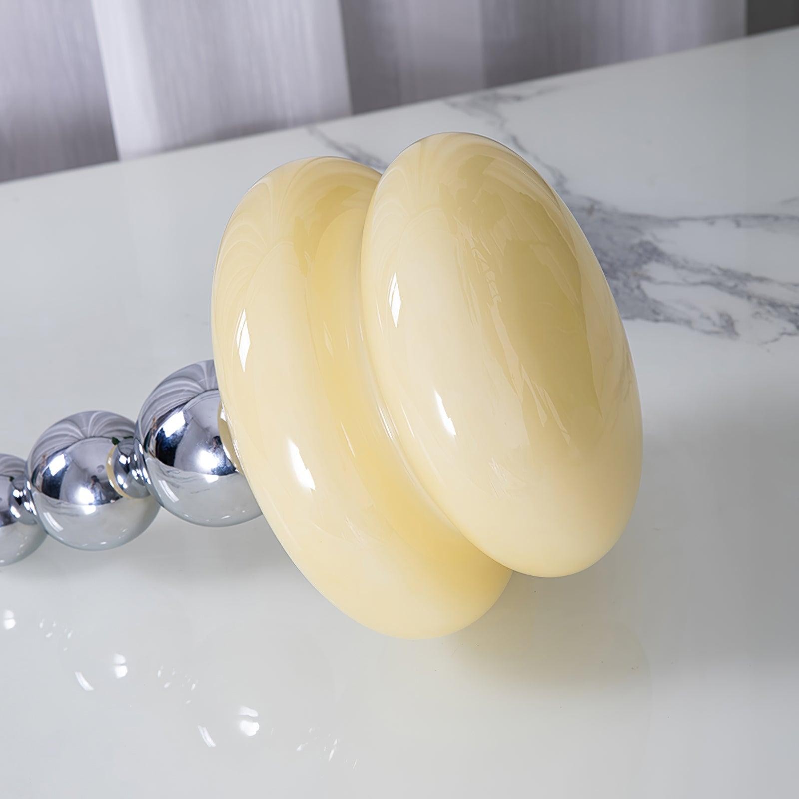 Hedendaagse Scandinavische glazen bolvormige hanglamp voor woonkamer HL689