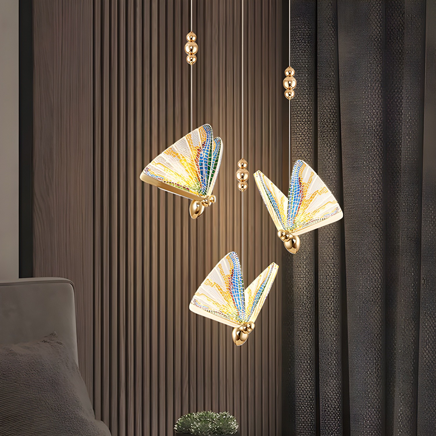 Moderne stijl vlindervormige hanglamp HL91