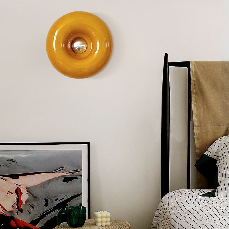 Vintage Donut Bauhaus Tafellamp Wandkandelaar HL164