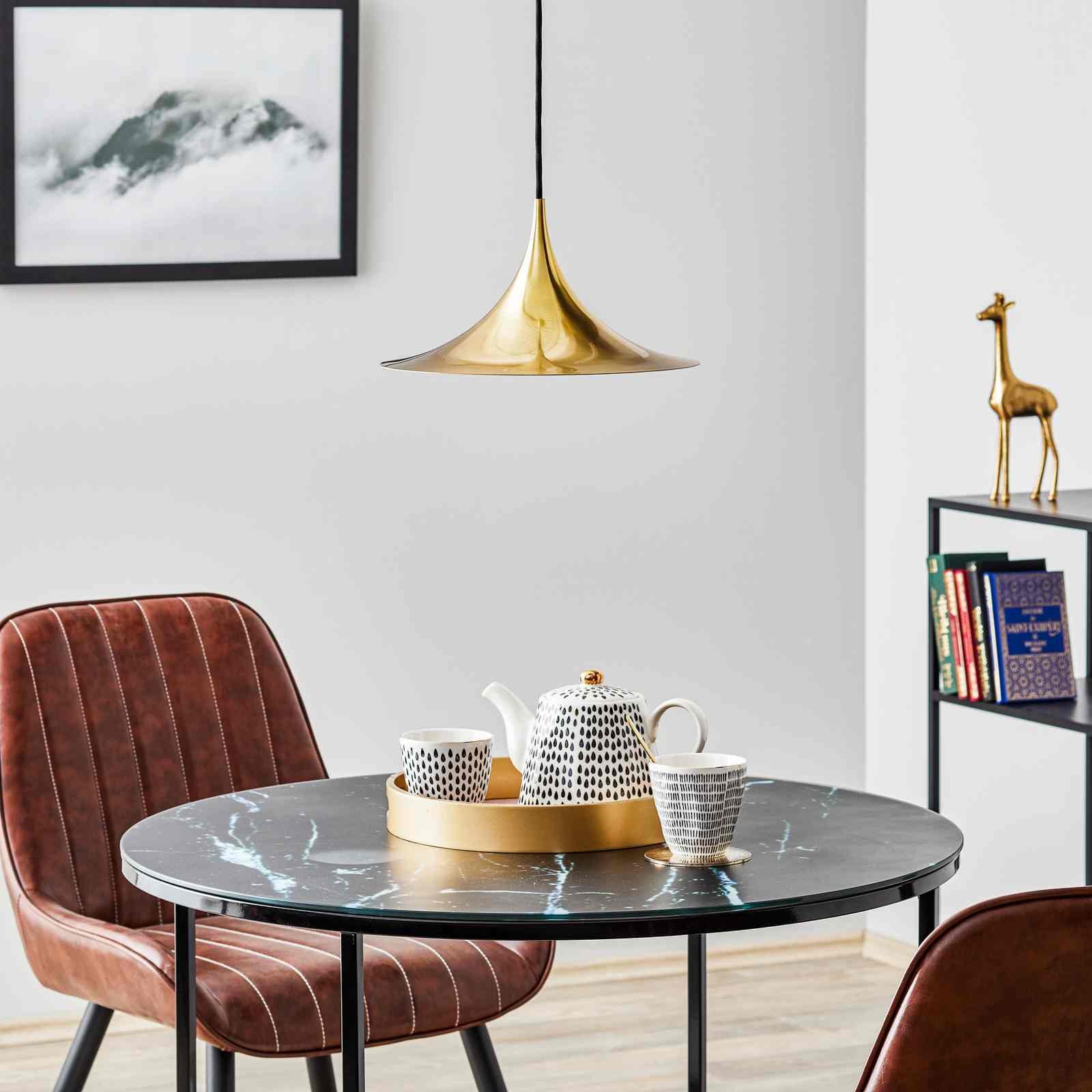 Mid Century Moderne Hoor Metalen Hanglamp